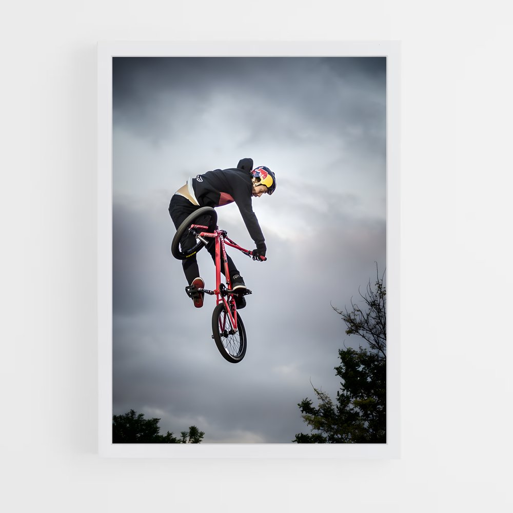 Poster Trickster на байке – affiche BMX (vue 3)